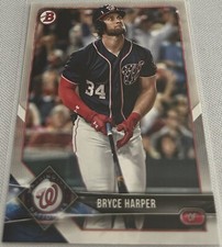 2018 Bowman Baseball Bryce Harper Washington Nationals base card #69