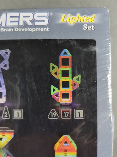 Magformers Lighted Building Set 48 Pieces LED USB Sealed In Factory Packaging - Picture 23 of 24