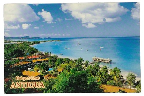 Postcard Halcyon Cove Resort and Casino Antigua West Indies Dickenson Bay A4