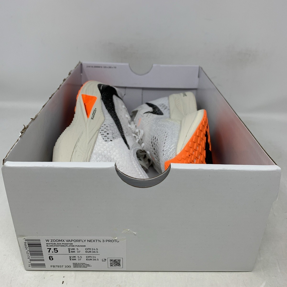 Nike ZoomX Vaporfly NEXT% 3 Prototype Running Sneakers, Size Nike ZoomX Vaporfly NEXT% 3 Prototype Running Sneakers, Size