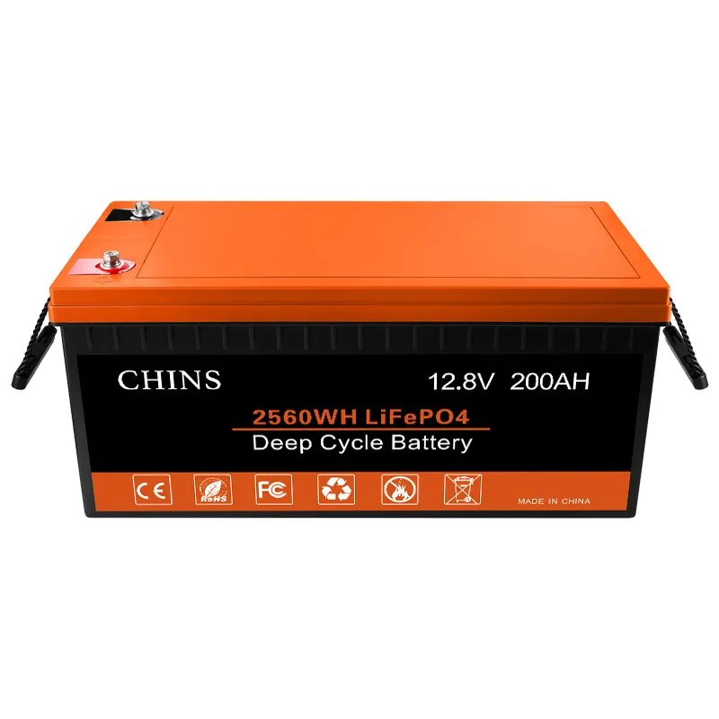 CHINS 12V 24V Lifepo4 Battery lithium Smart Bluetooth 100AH 200AH 250AH  300AH
