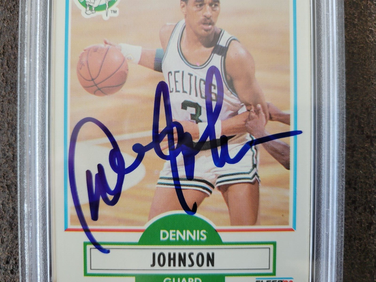 1989-90 Fleer Basketball Dennis Johnson #9 - PSA/DNA Autographed 