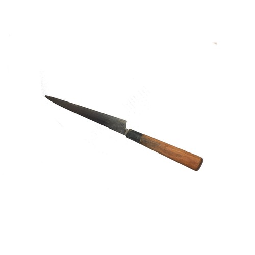 Vintage Japanese Fish Filleting Knife Kitchen Fixed Blade - Picture 3 of 10
