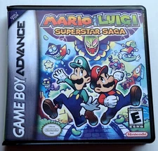 Mario Luigi Superstar Saga CASE ONLY Game Boy Advance GBA Box BEST QUALITY