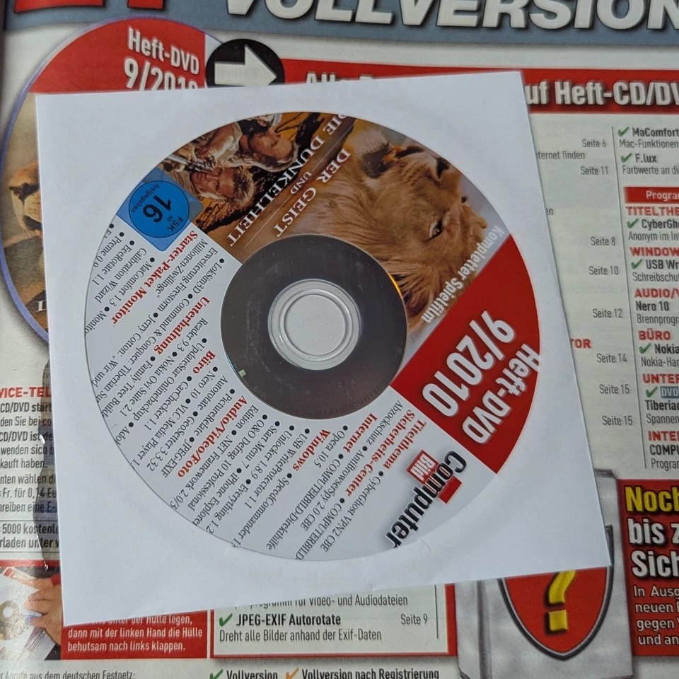 Computer Bild 9/2010 mit DVD + Film (Der Geist und die Dunkelheit) - Bild 4 von 4