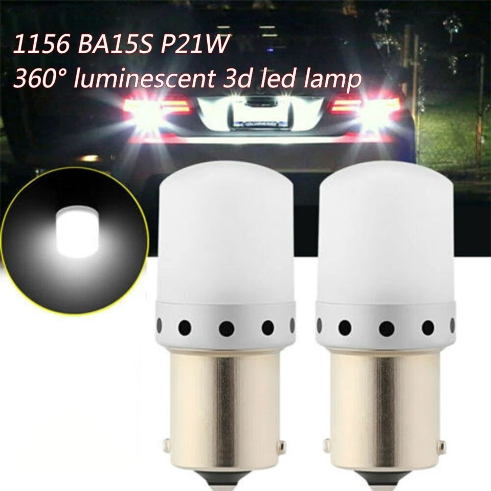 4x 1156 BA15S P 21W SMD Auto LED Rückleuchte Bremslichter Standlicht Lampe - Bild 3 von 4