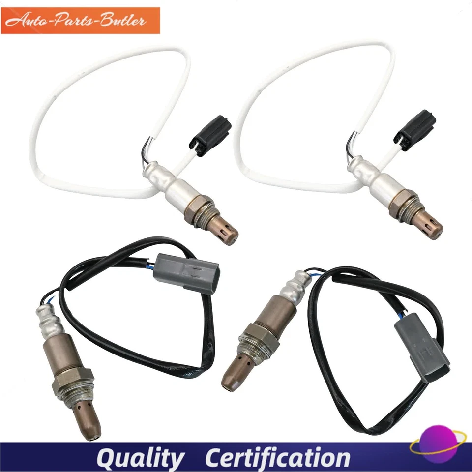 Set of 4 Up+Down Oxygen Sensor Fits 2009 2010 Nissan Infiniti M35 G37 350Z 370Z - Image 4 of 4