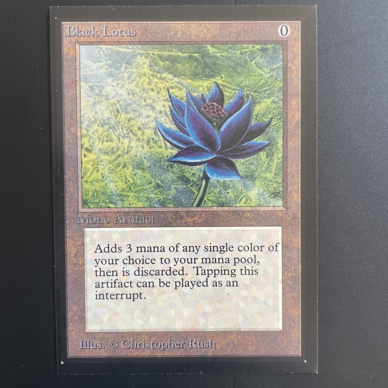 93 MAGIC THE GATHERING COLLECTOR'S ED BLACK LOTUS NM Never Played Always Sleeved