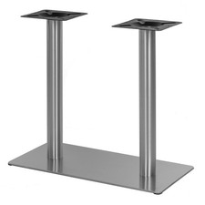 Tischuntergestell Edelstahl 80x40cm Tischfuß Tischgestell Gastronomie Bistro