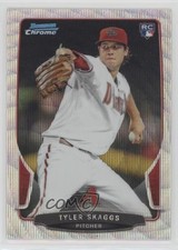 2013 Bowman Draft Chrome Silver Wave Refractor 9/25 Tyler Skaggs #2 3y2