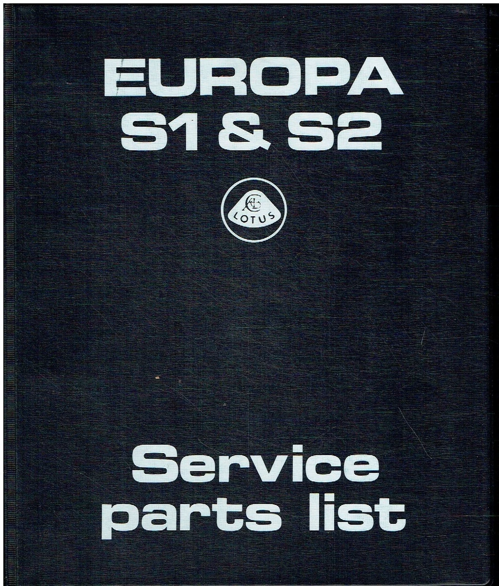 Repair Manuals & Literature for Lotus Europa for sale | eBay