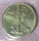 1989 American Silver Eagle 1 oz .999 Fine Silver BU Uncirculated US Mint
