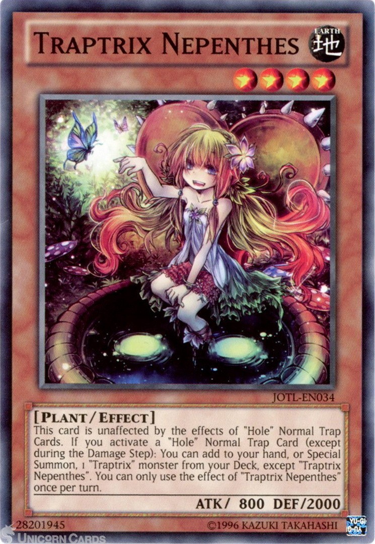 JOTL-EN034 Traptrix Nepenthes : Common UNL Edition Mint YuGiOh Card