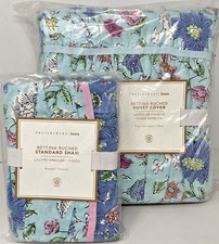 New Pottery Barn Teen Bettina Ruched Twin Duv...