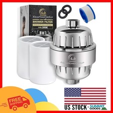 20-Stage Shower Filter - Removes Chlorine Fluoride for Healthier Skin