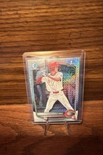 2025 Bowman Draft - Chrome Steele Hall #BDC-20 Mojo Refractor (RC) Reds