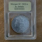 1903-S Morgan Silver Dollar $1 San Francisco 90% Silver KM#110 USCG AU Details