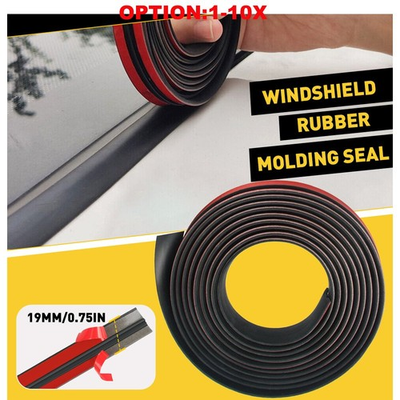 #ad #ad Car Roof Windshield Rubber Seal Strip Trim Edge Molding Protector Guard 4M 13FT $101.45