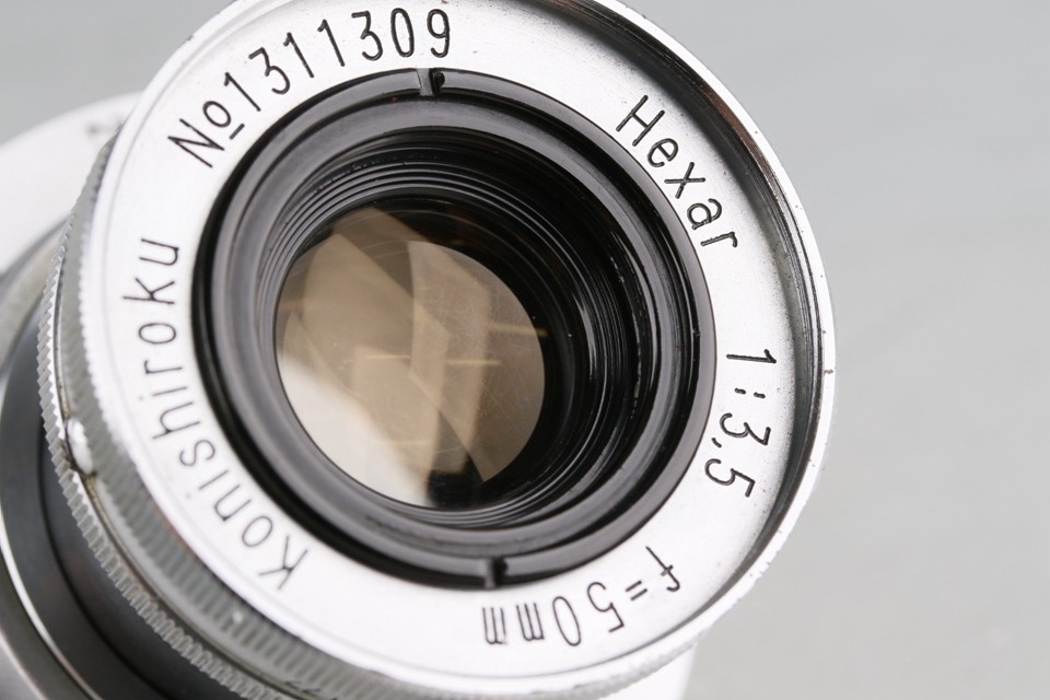 Konica Konishiroku Hexar 50mm F/3.5 Lens for Leica L39 #59577 C2