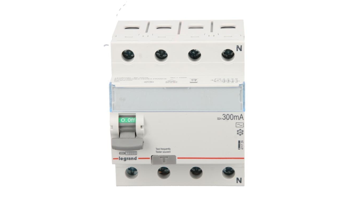 4P 63A 0.3A Residual Current Switch Type P300 Series TX3 411729