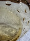 Vintage Amber Yellow Bubble Shallow Bowl — photo 6