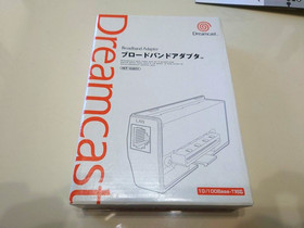 Sega Dreamcast Broadband Adapter HIT-0400 Network LAN Internet Boxed Japan Used