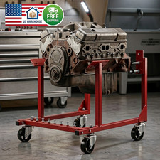1000lbs Heavy Duty Engine Cradle Stand Dolly For Chevy Chevrolet V8 Sbc Bbc Red 1000lbs Heavy Duty Engine Cradle Stand Dolly For Chevy Chevrolet V8 Sbc Bbc Red