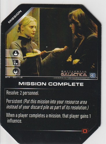 Mission Complete Ungraded BSG: Promo