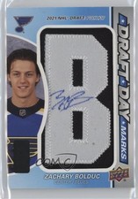 2024 Upper Deck SP Game Used Draft Day Marks /35 Zachary Bolduc #DDM-ZB Auto q2c