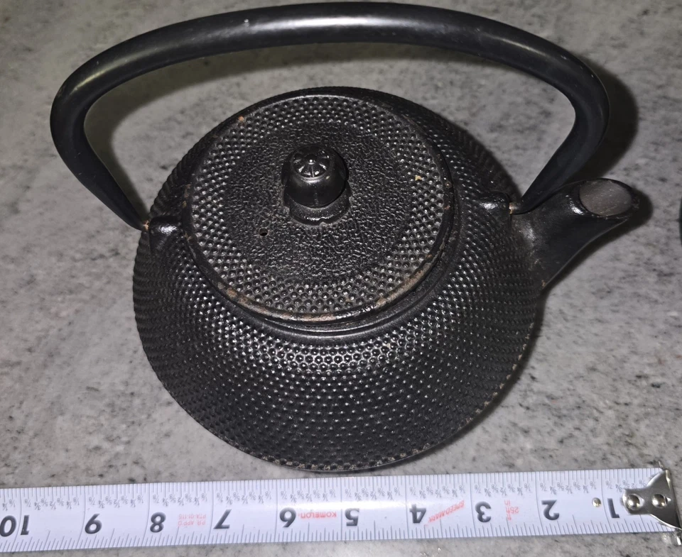 Tetera de hierro fundido Teavana, infusor, calentador hecho en Japón negro - 2 piezas Foto 4 de 4