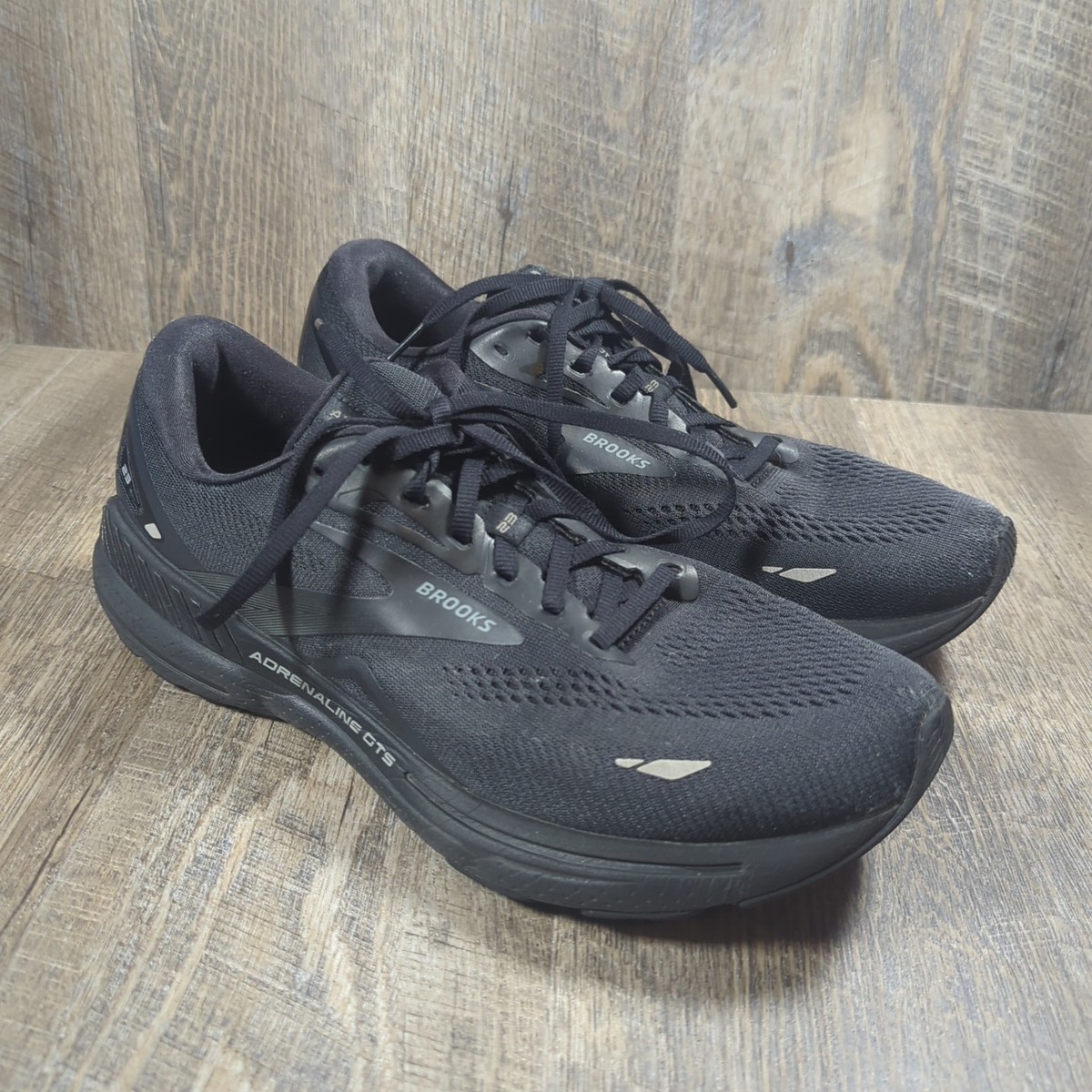 Brooks Adrenaline GTS 23 Triple Black Men Running Sneakers Shoes Size 10.5 D Brooks Men main image 3