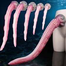 Super Long Tentacle Dildo Realistic Penis Monster Anal Plug Massager Sex Toys
