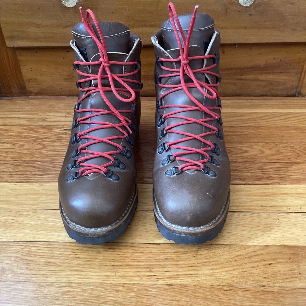 Bustonia Men\'s Brown Leather Boots Size 11.5 Med In ITALIA Monza in Med Brown Men main image 2