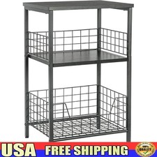 3 Tier Record Player Stand Storage Table Vinyl Album Organizer End Table New