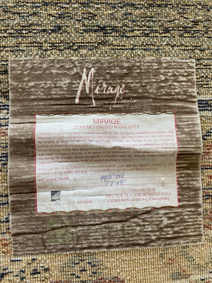 Alfombra Colección Couristan The Mirage 100% Lana Nueva Zelanda Foto 4 de 4