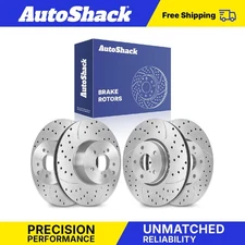 Front Rear Drilled Slotted Brake Rotors for Lexus IS350 GS350 GS450h GS460