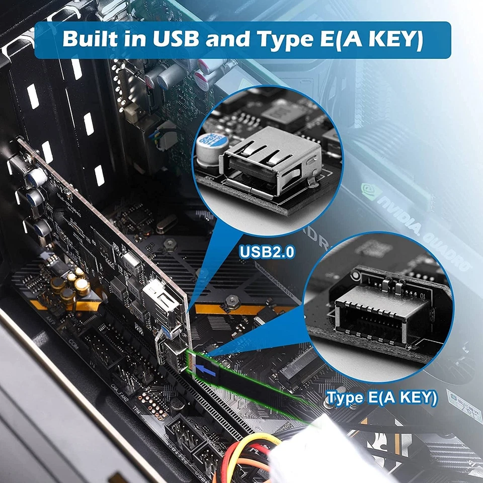 PCI-E to USB 3.2 Expansion Card ,3.2 gen2 10Gpbs (3X USB C, 1x USB A, 1x USB ... - Image 4 of 4
