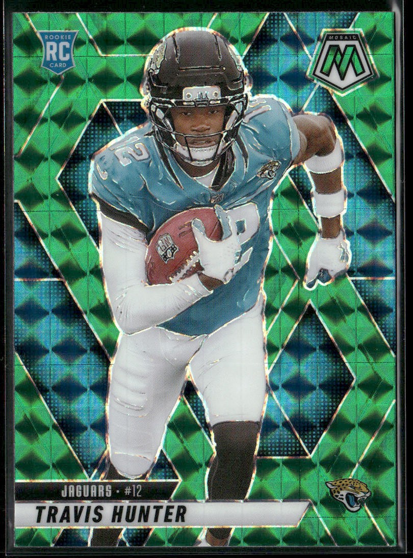 2025 Panini Mosaic #301 Travis Hunter Mosaic Purple #/49