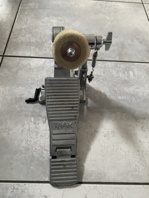 TRAK Single Bass Kick Drum Pedal RARE? Vintage Retro 80s-90s Acoustic Kit Set