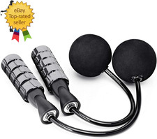 Jump Rope, Training Ropeless Skipping Rope for Fitness, Adjustable Weighted Cord