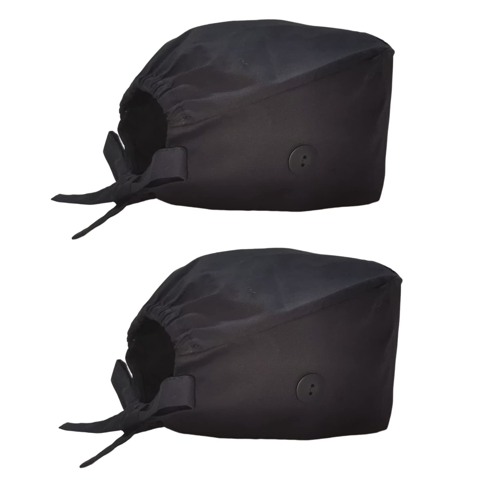 Working Cap Buttons Sweatband Adjustable Elastic Tie Back Unisex One Size
