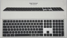 GENUINE APPLE MAGIC KEYBOARD WITH NUMERIC KEYPAD TOUCH ID BLACK WIRELESS A2520