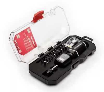 #ad #ad Husky 1 4 in Drive Electronic Torque 8 40 in lbs Screwdriver Kit with 20 Bits $65.00