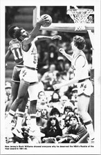 1982 New Jersey Nets NBA Buck Williams Rookie - Vintage Basketball Page