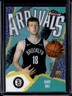 2025-26 Topps Finest Danny Wolf Arrivals RC Sky Blue Refractor #/150 Nets