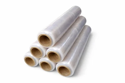 B TEUROBRECHER 6 x Rollen Stretchfolie Palettenfolie Verpackungsfolie 23 my 1,5 kg transparent