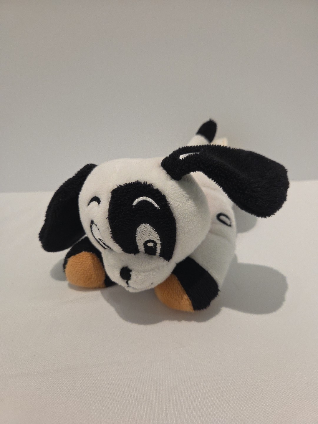 Dog Spot 9" Plush Dalmatian Black White Highlights Magazine 