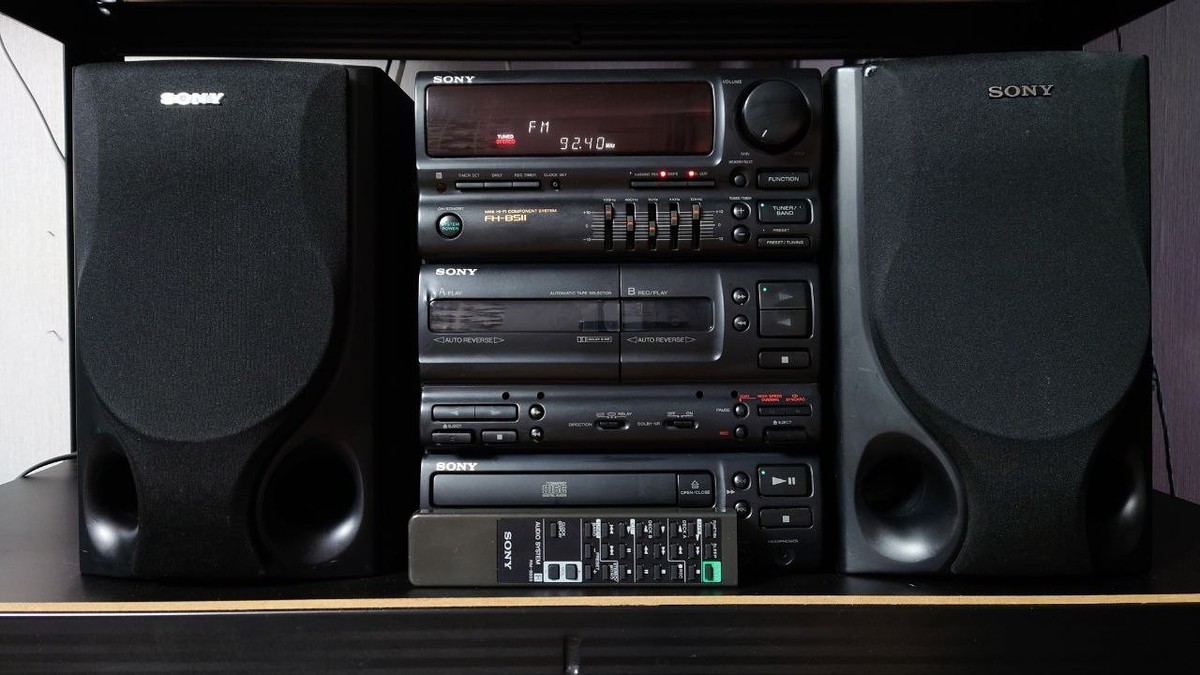 Sony MINI HI-FI COMPONENT SYSTEM FH-B511 with remote control. | eBay