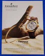 2006 AP AUDEMARS PIGUET WRISTWATCH PRINT AD "FOLLOWING THE SUN'S RHYTHM" WATCH
