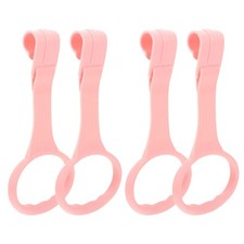 4Pcs Playpen Pull Up Rings: Pink Baby Pull Up Rings for Play Pen - Walking Ex...